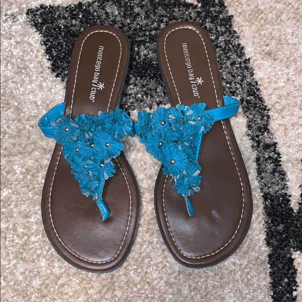 Floral sandals